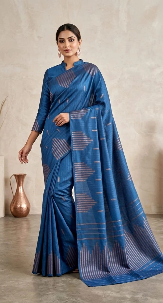 Peacock Green Shimmer Arani Vairaoosi Soft Silk Saree